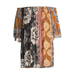 Agua by Agua Bendita Liberty Fera Off Shoulder Mini Dress